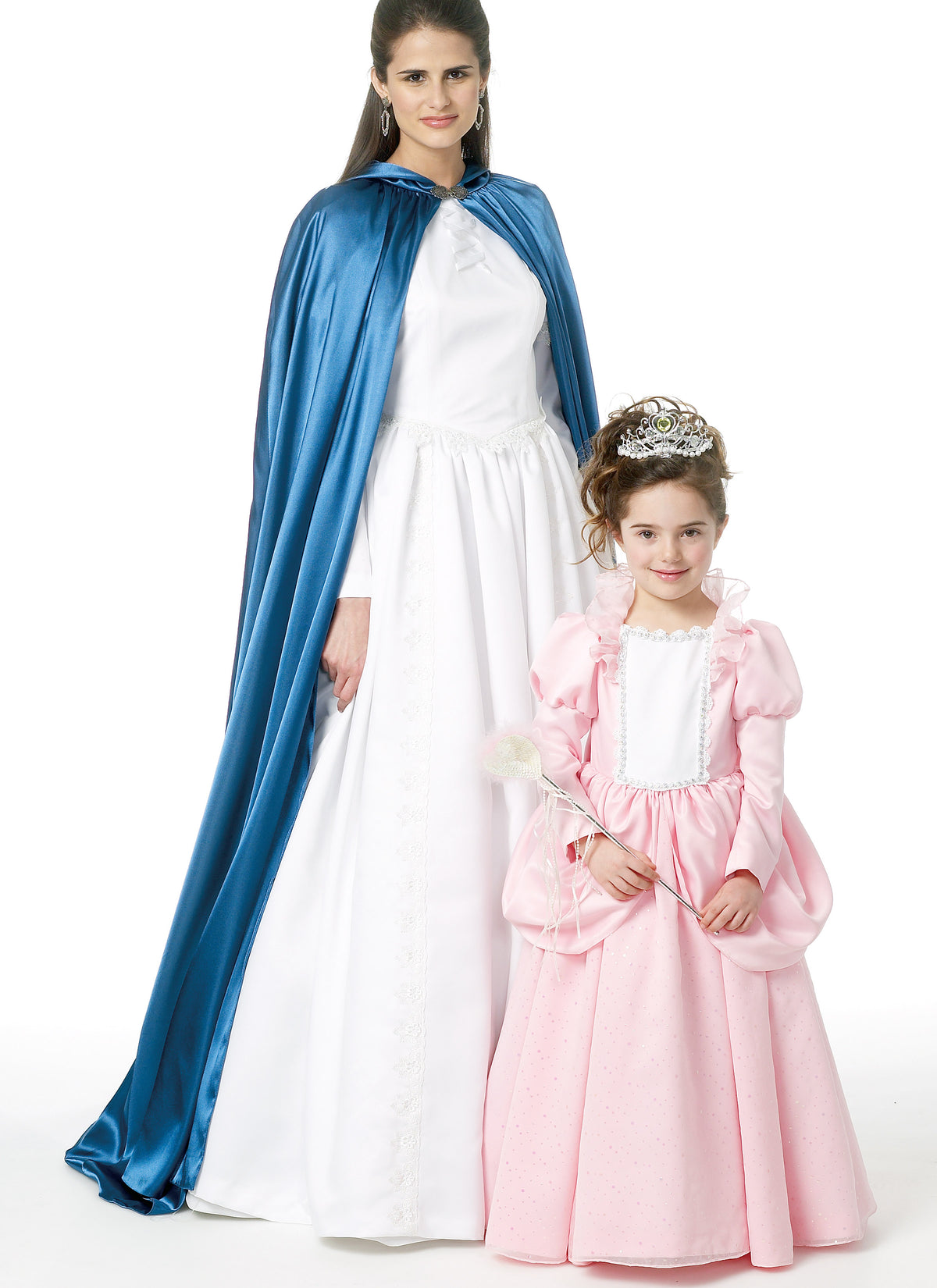 McCall's M6420 pattern envelope showing hooded costume capes