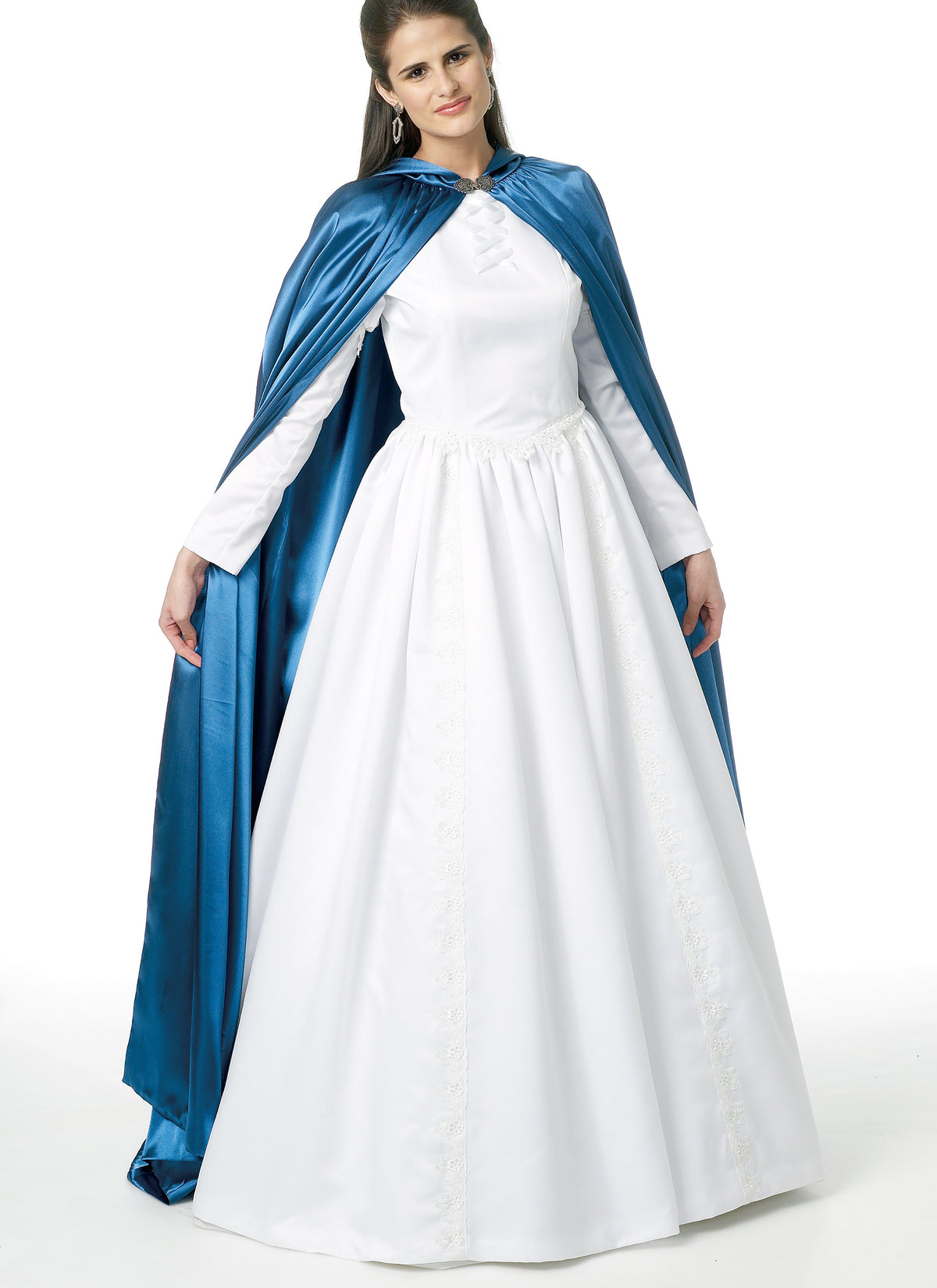 McCall's M6420 pattern envelope showing hooded costume capes