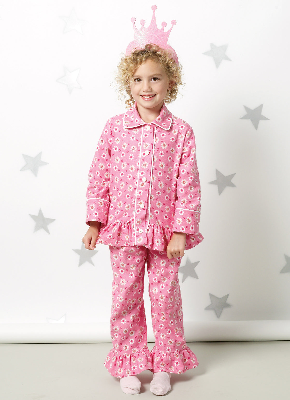 McCall's M6458 pattern envelope showing toddler pyjamas