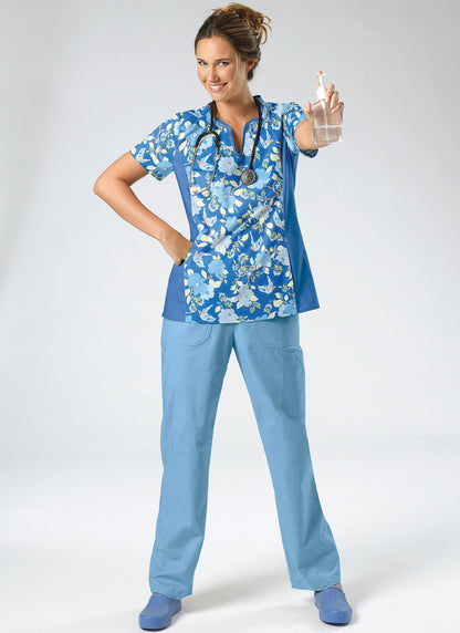 McCall's M6473 sewing pattern envelope showing misses' pullover tops