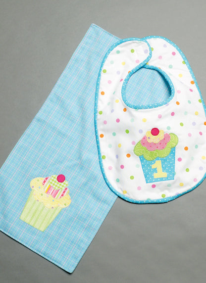 McCall's M6478 sewing pattern envelope showing baby bib