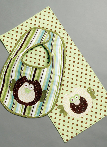 McCall's M6478 sewing pattern envelope showing baby bib
