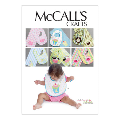 McCall's M6478 sewing pattern envelope showing baby bib