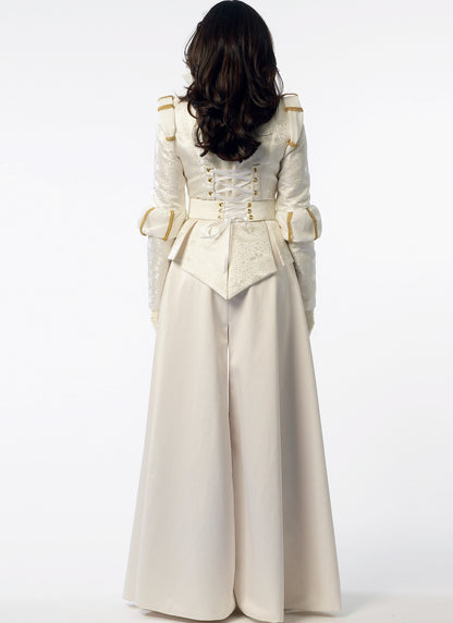 McCall's M6819 sewing pattern envelope showing misses' lined costume coat