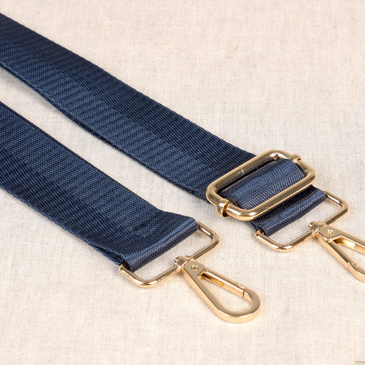Blue two-tone 40mm bag shoulder strap