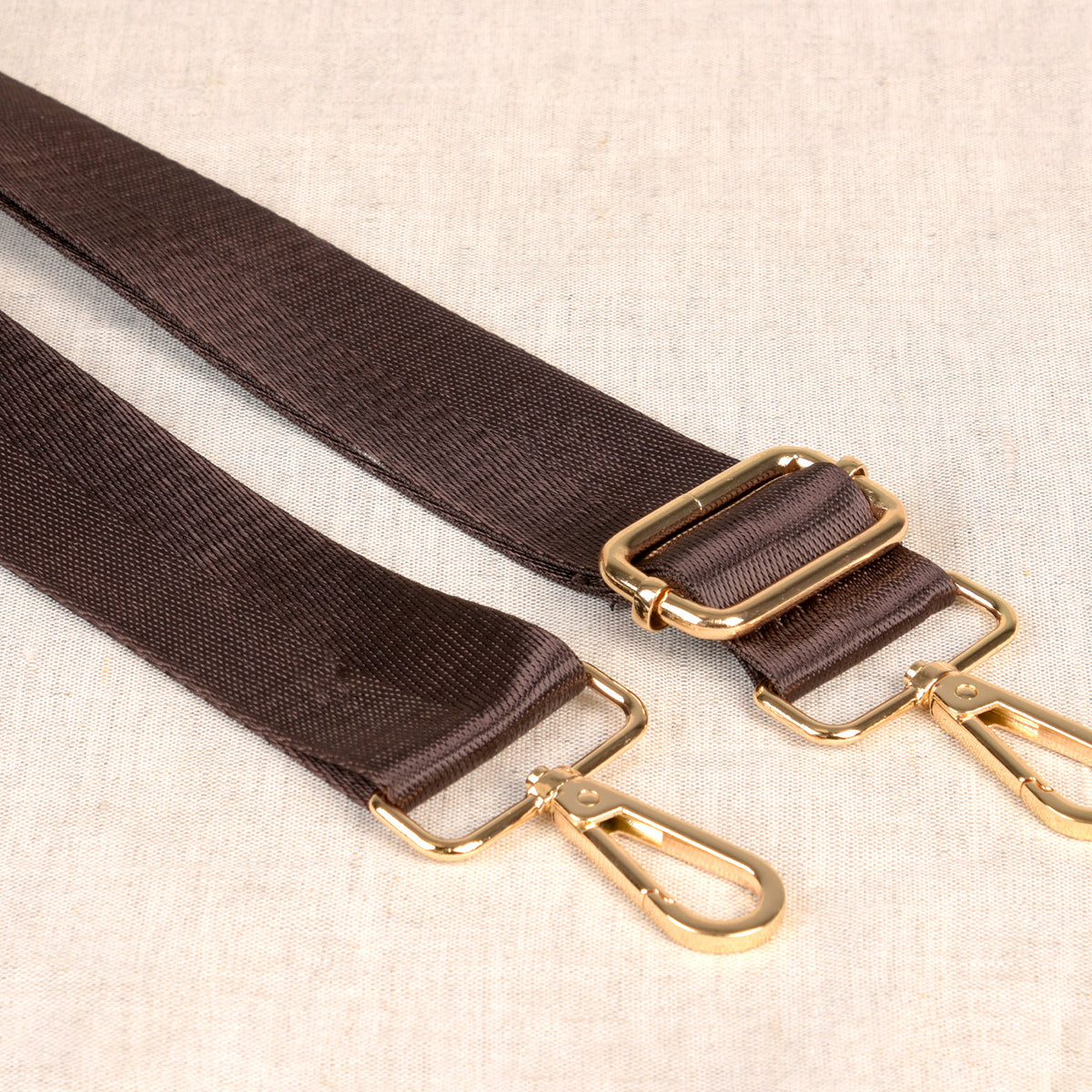 Brown two-tone 40mm bag shoulder strap