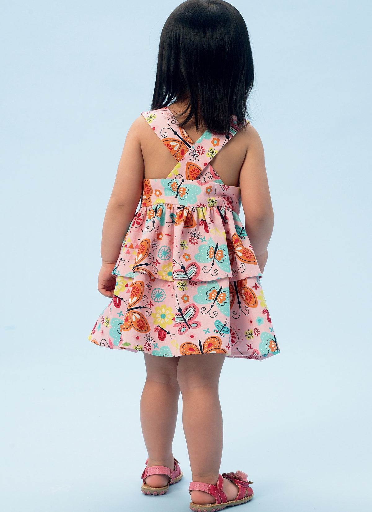 McCall's M6944 toddler top and dress sewing pattern envelope