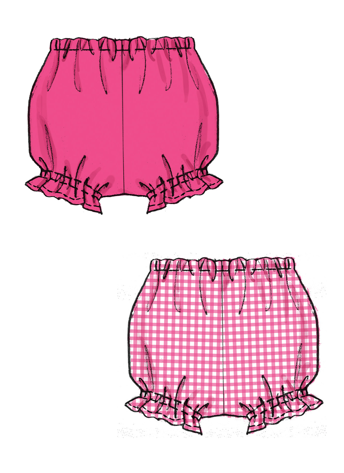 McCall's M6944 toddler top and dress sewing pattern envelope