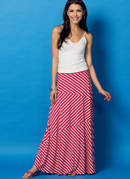 McCall's M6966 skirt sewing pattern envelope