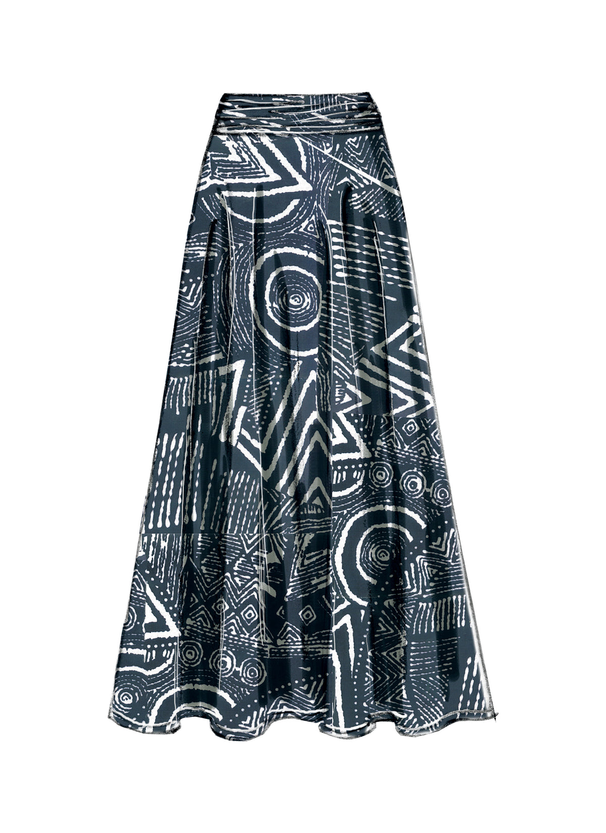 McCall's M6966 skirt sewing pattern envelope