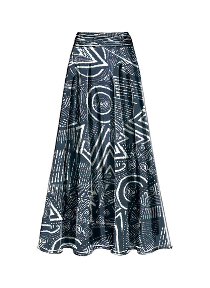 McCall's M6966 skirt sewing pattern envelope