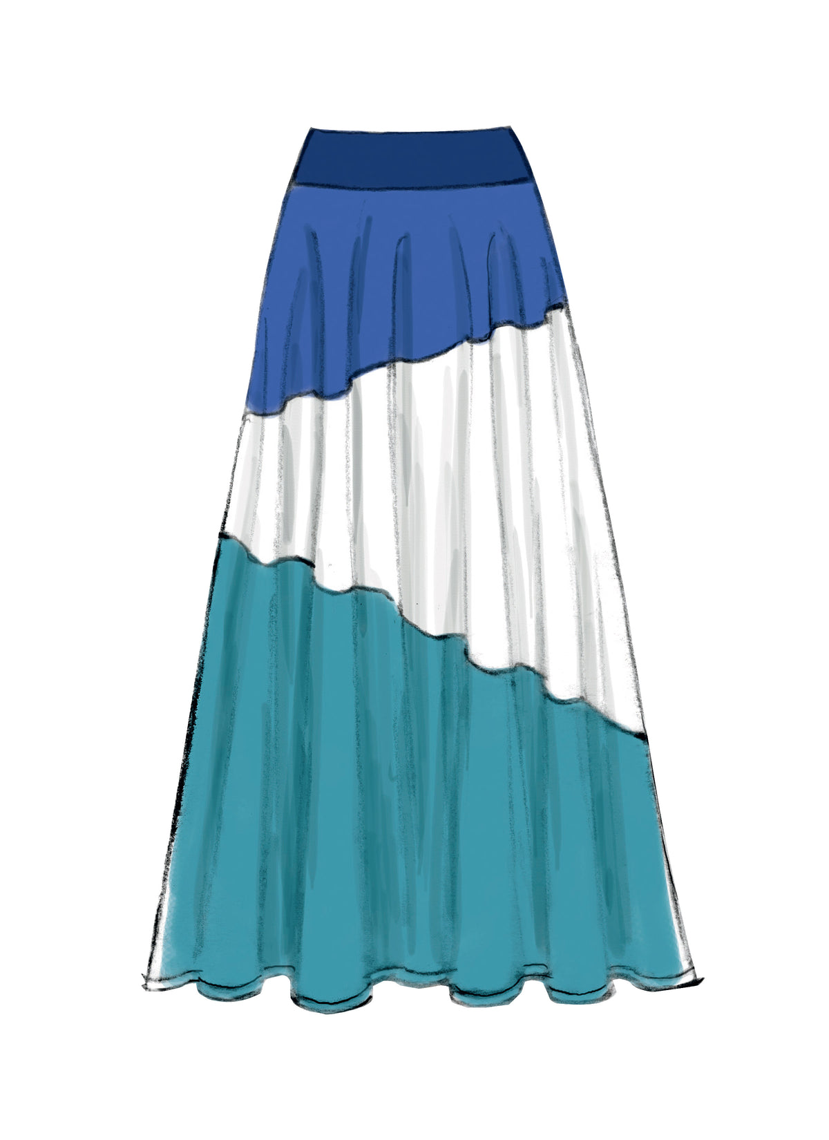 McCall's M6966 skirt sewing pattern envelope