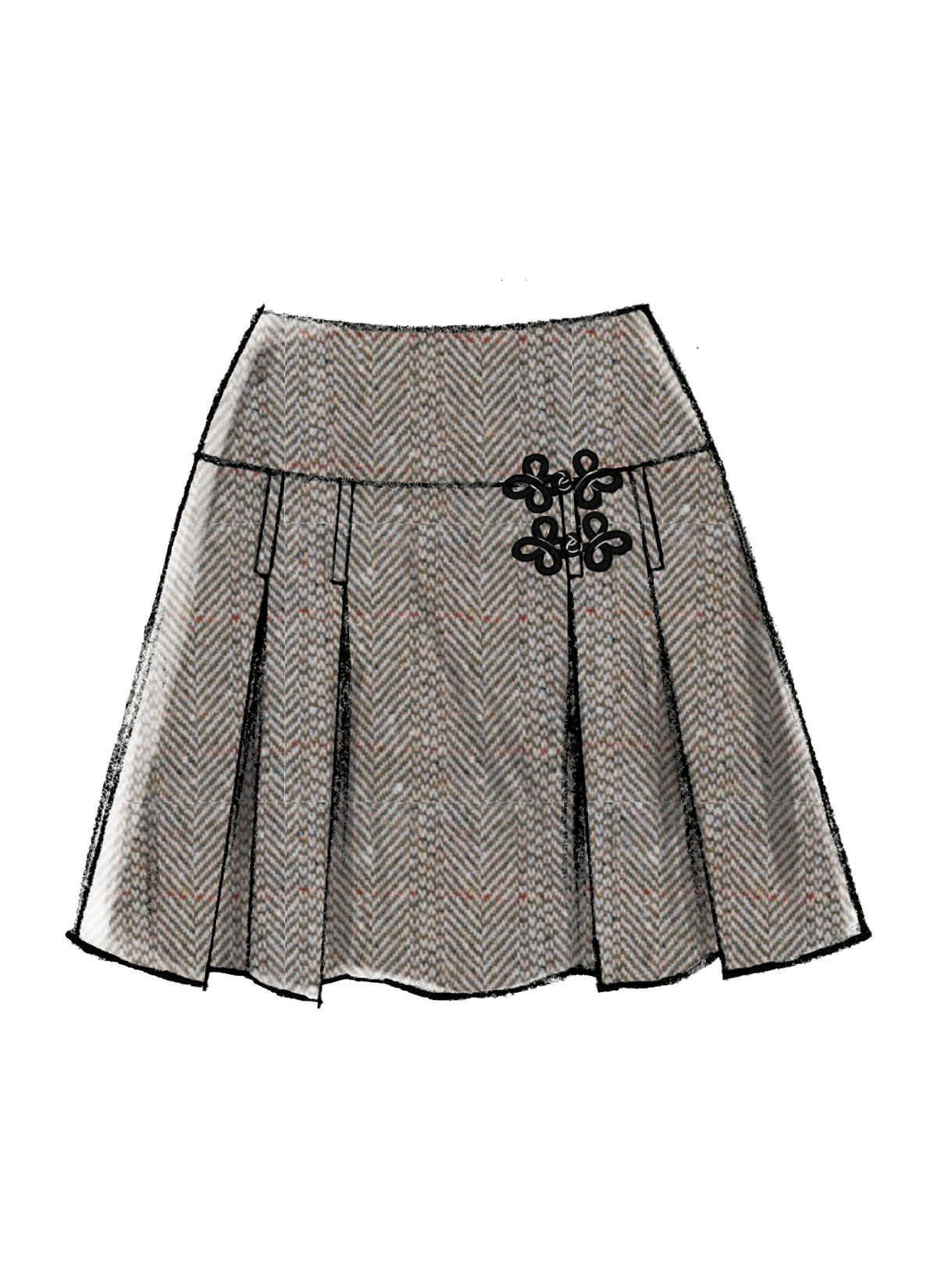 McCall's M7022 skirt sewing pattern envelope