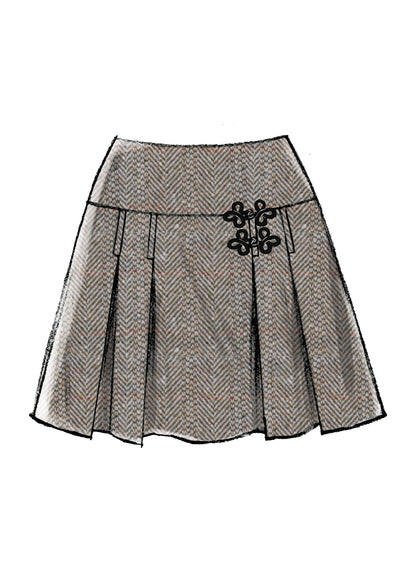 McCall's M7022 skirt sewing pattern envelope