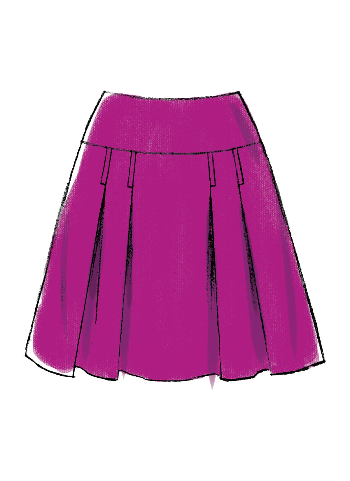McCall's M7022 skirt sewing pattern envelope