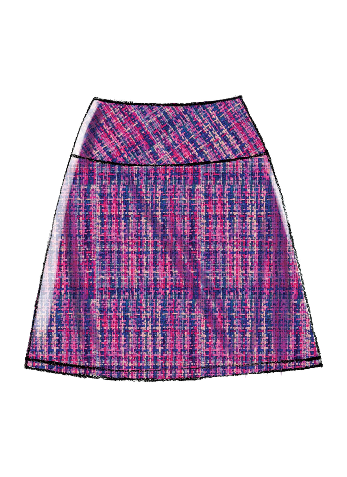 McCall's M7022 skirt sewing pattern envelope