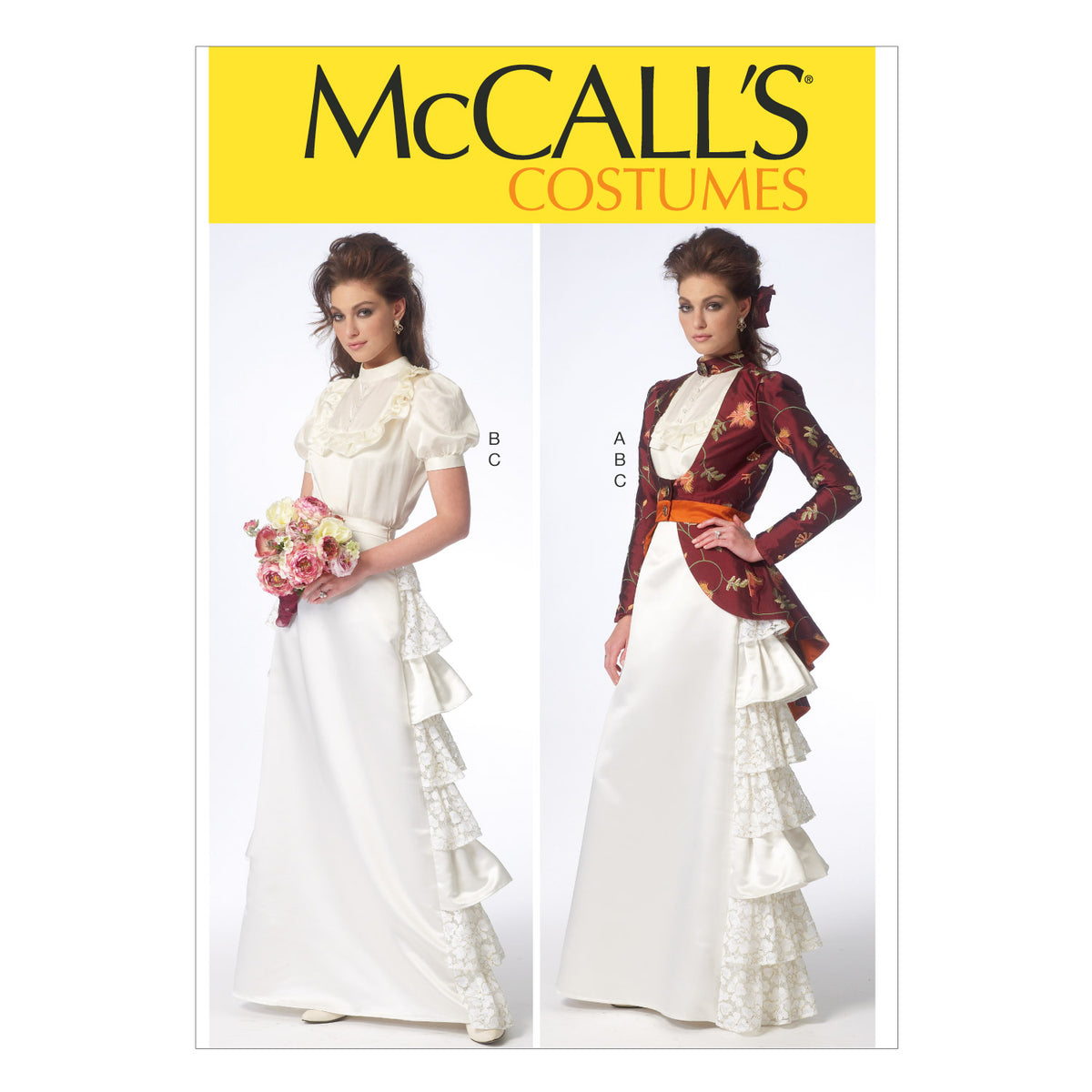 McCall's M7071 lined peplum jacket sewing pattern envelope