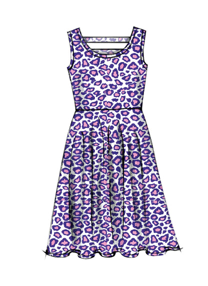 McCall's M7079 girls' dress sewing pattern envelope