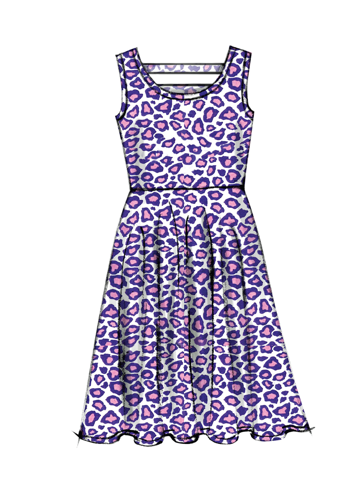 McCall's M7079 girls' plus dress sewing pattern envelope