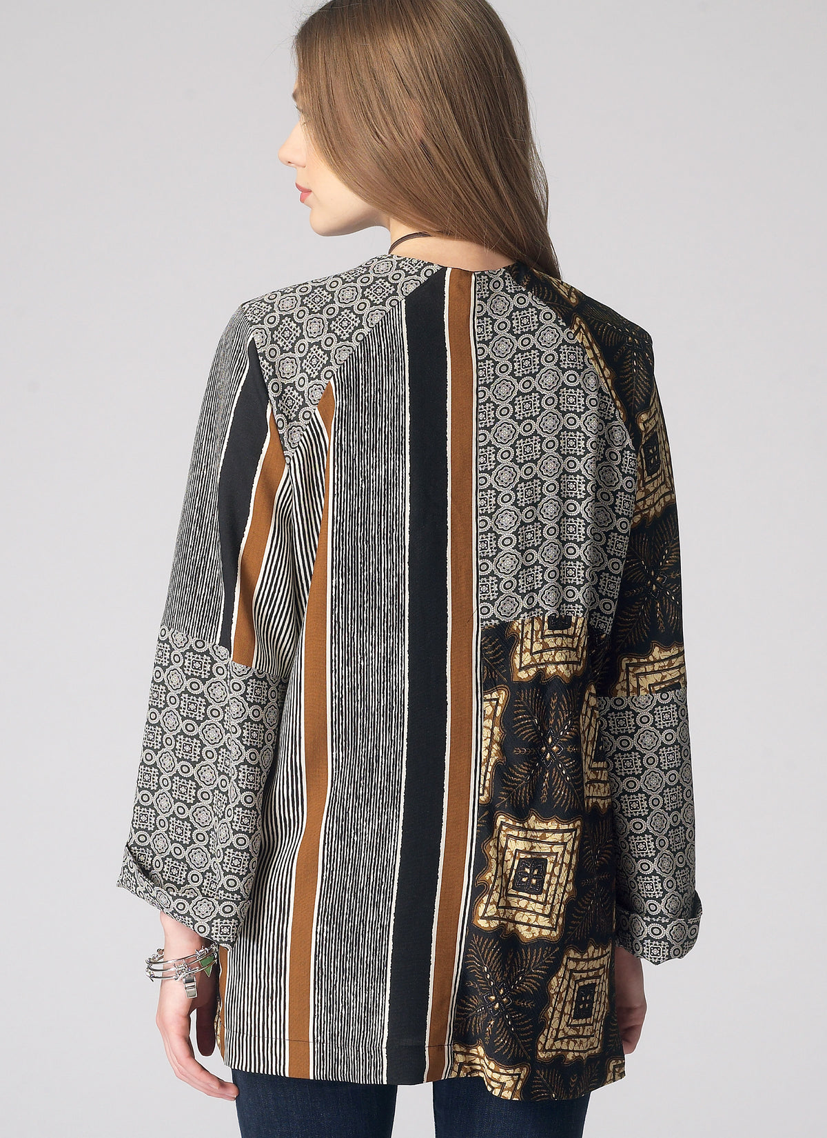 McCall's M7132 sewing pattern envelope showing unlined jacket designs