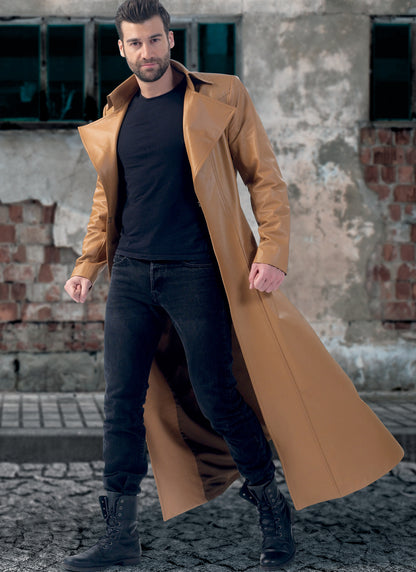 McCall's M7374 sewing pattern envelope showing fitted, lined coats