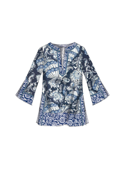 McCall's M7408 sewing pattern envelope showing a semi-fitted A-line tunic and dress