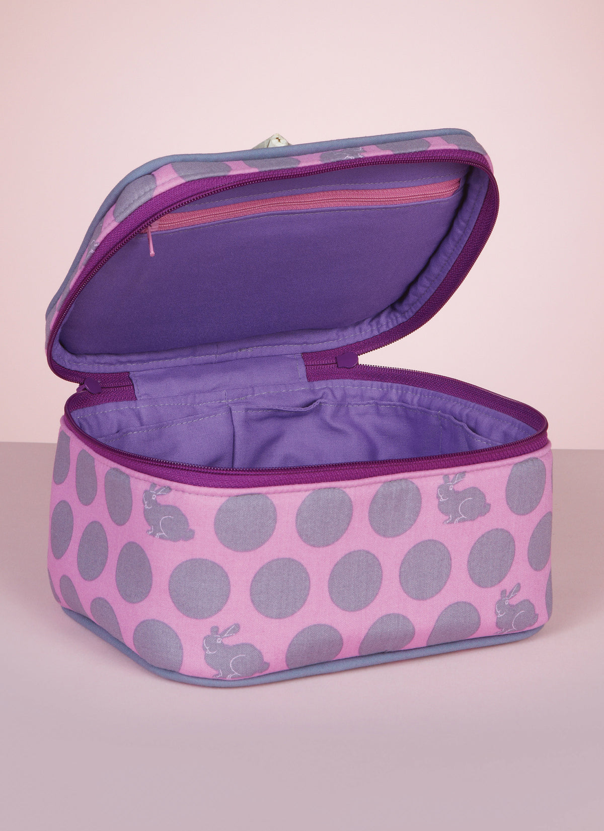 McCall's M7487 sewing pattern envelope showing travel case designs