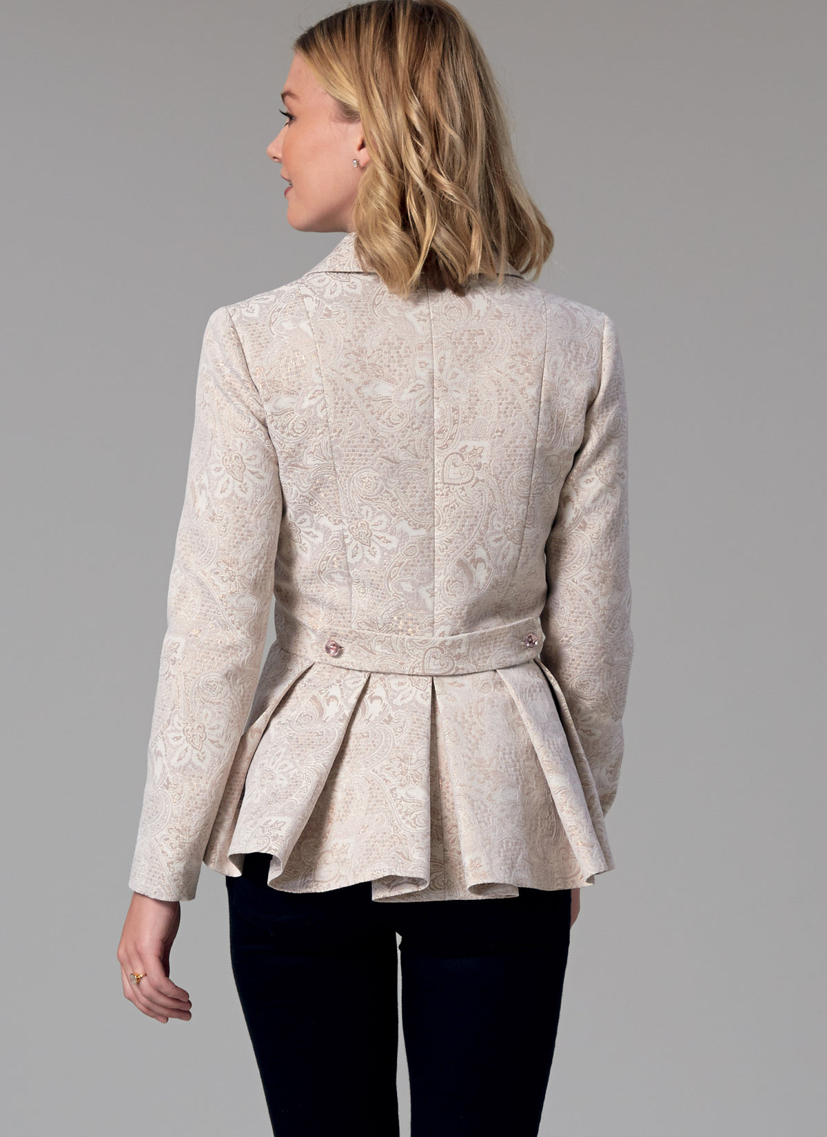 McCall's M7513 sewing pattern envelope showing fitted lined jacket designs