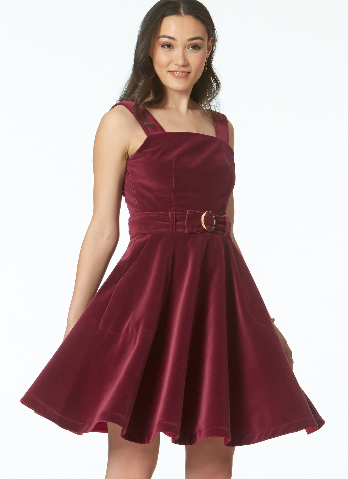 McCall's M7626 sewing pattern envelope showing partially lined dress designs