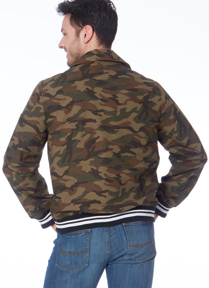 McCall's M7637 sewing pattern envelope showing lined jacket designs