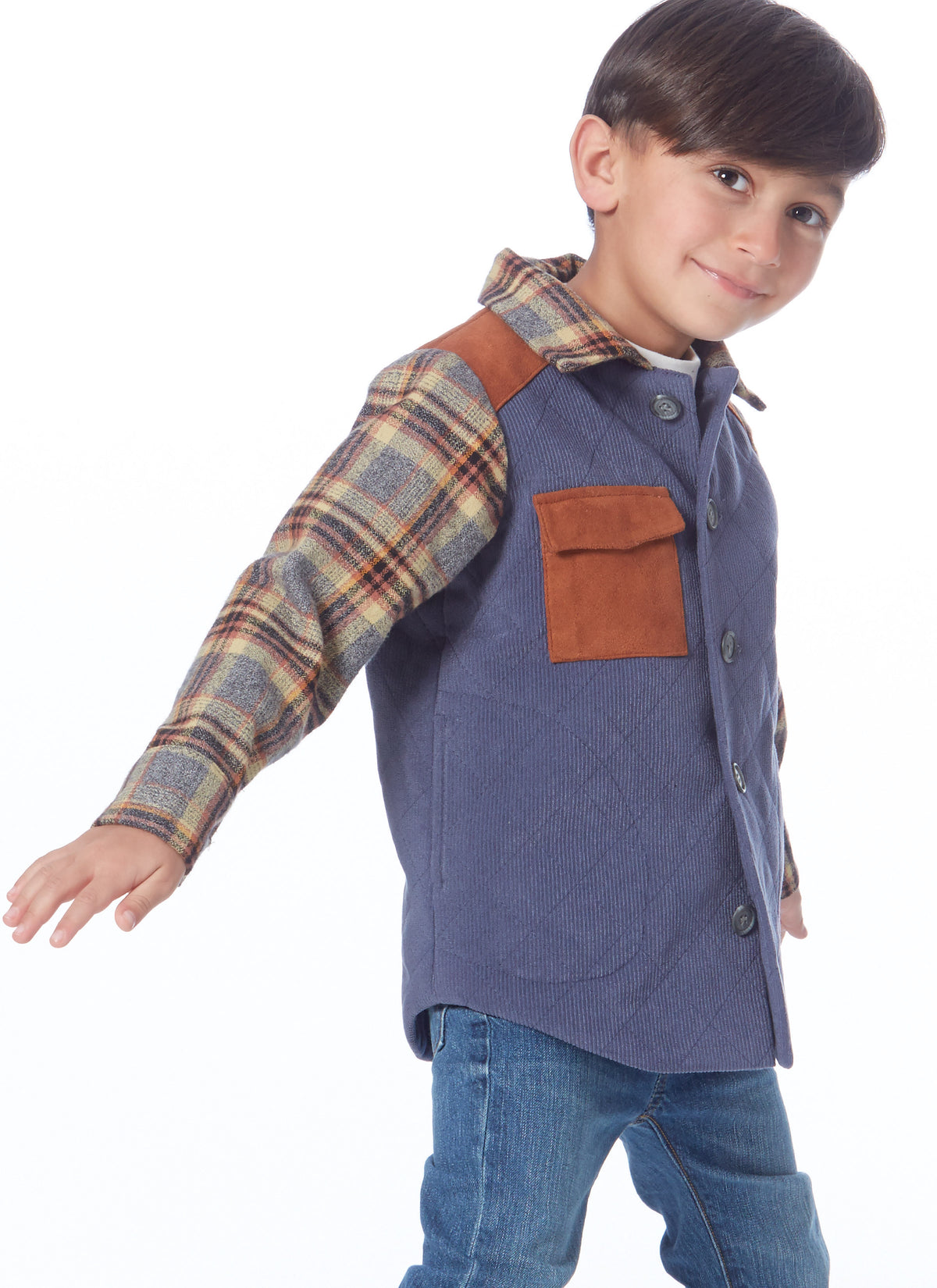 McCall's M7638 sewing pattern envelope showing lined jacket designs