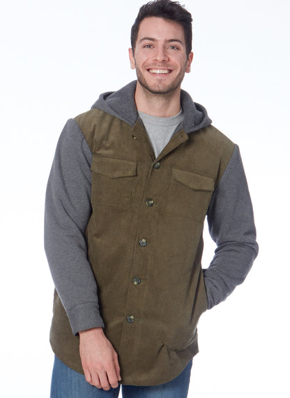McCall's M7638 sewing pattern envelope showing lined jacket designs