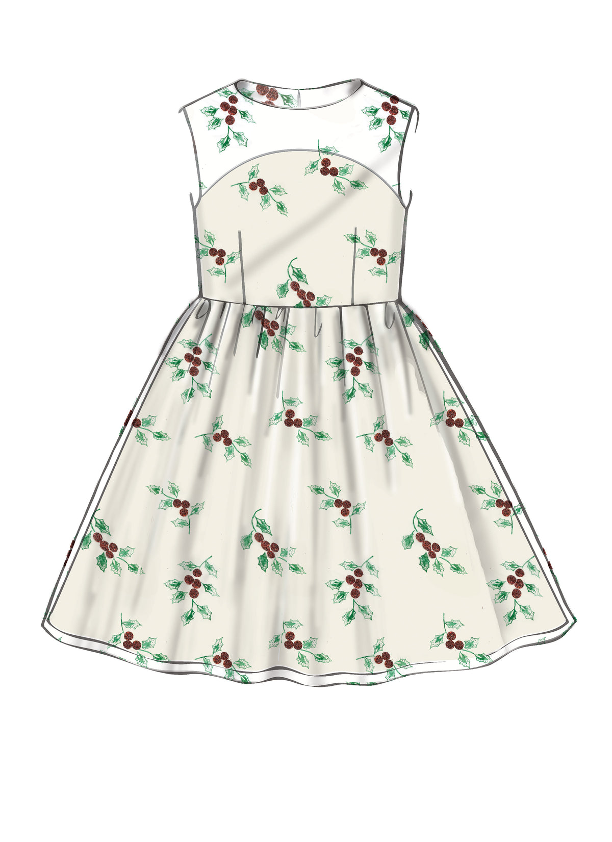 McCall's M7648 sewing pattern envelope showing lined dress designs