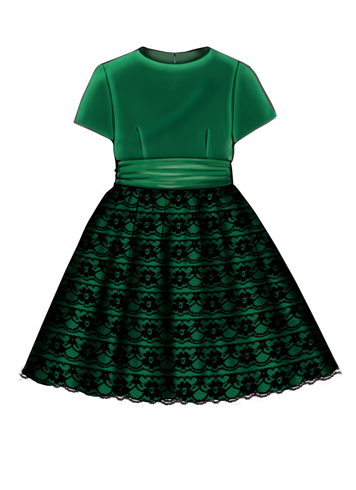 McCall's M7648 sewing pattern envelope showing lined dress designs