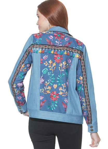 McCall's M7729 sewing pattern envelope for the women's button front jacket and waistcoat