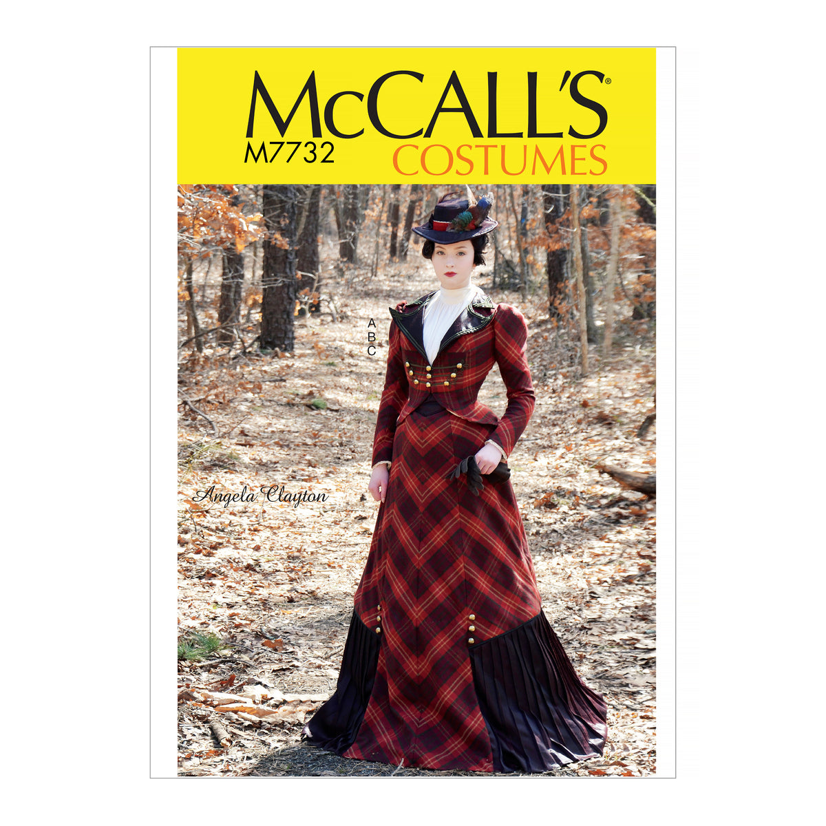 McCall's M7732 sewing pattern envelope for the women's costume top