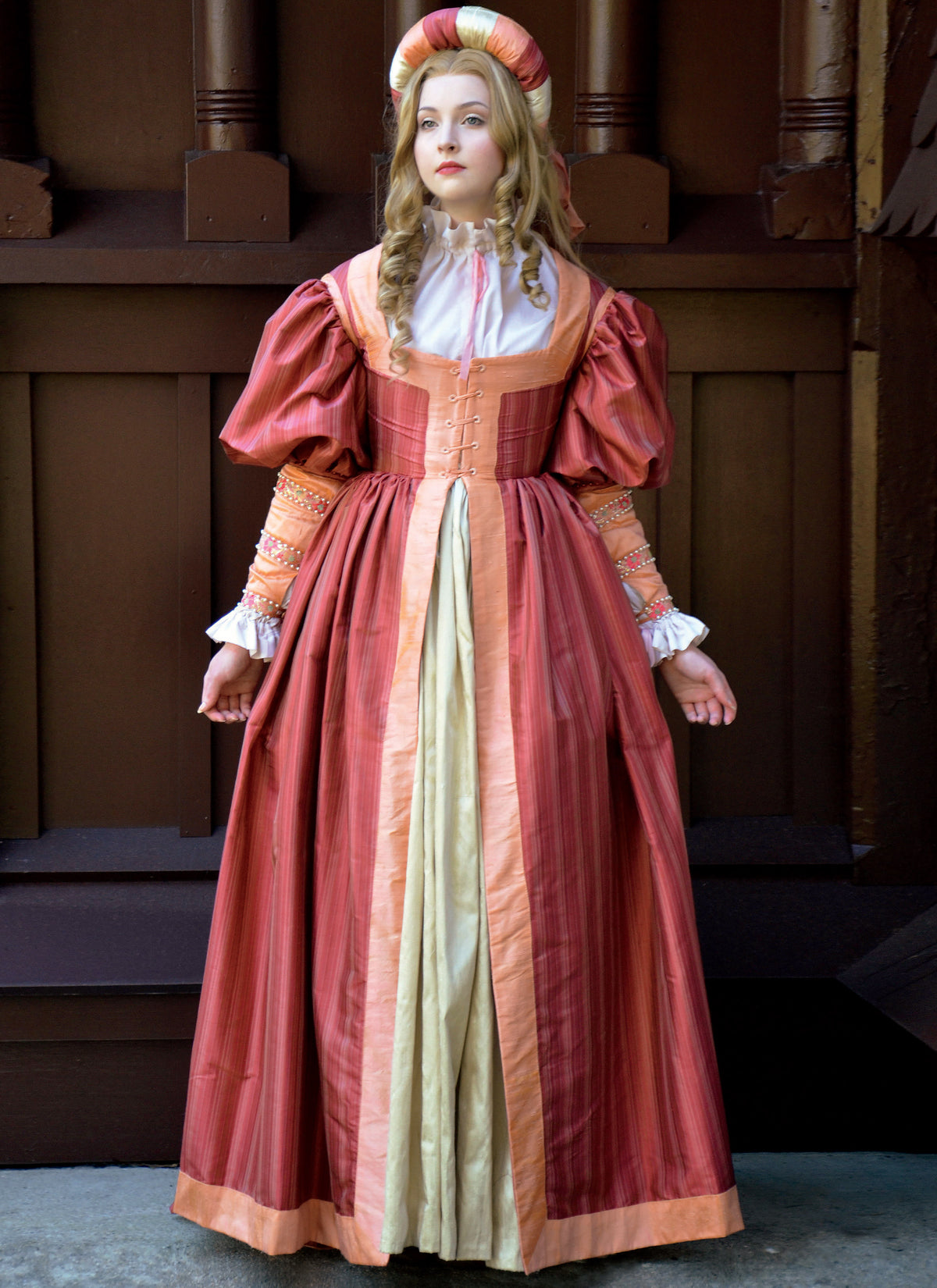 McCall's M7763 sewing pattern envelope for the women's lined costume dress