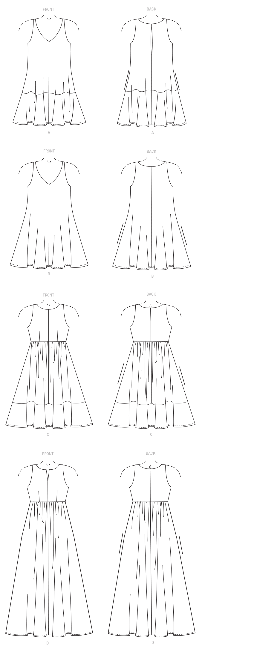 McCall's M7774 sewing pattern envelope for the women's loose pull-over dress
