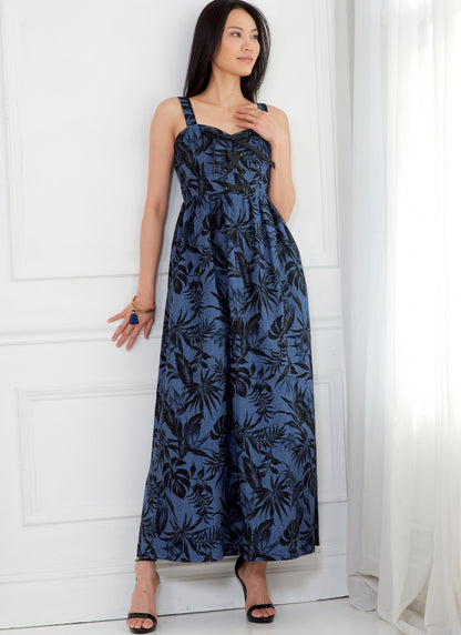 McCall's M7778 sewing pattern envelope for the women's dress, playsuit and jumpsuit