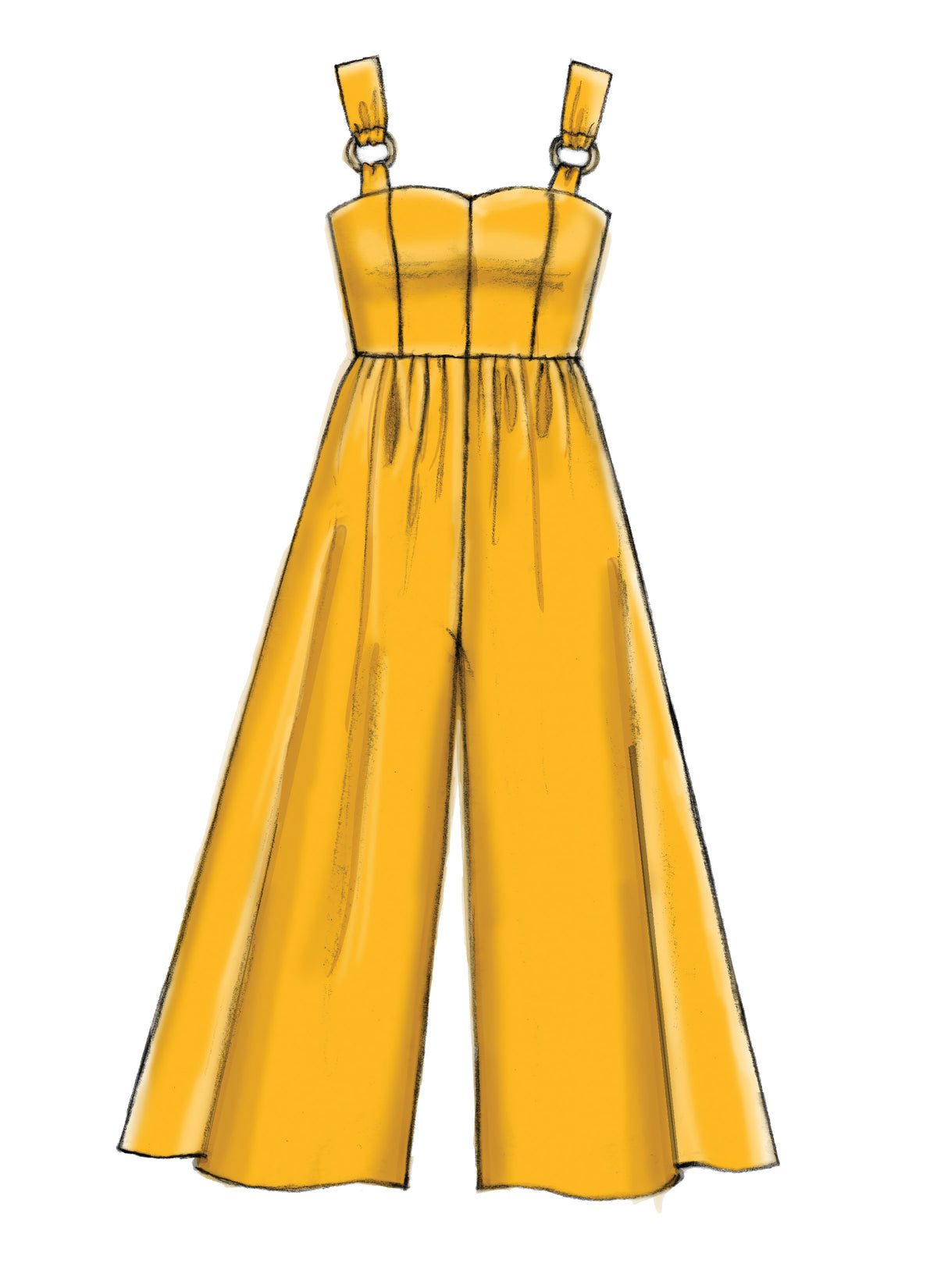 McCall's M7778 sewing pattern envelope for the women's dress, playsuit and jumpsuit