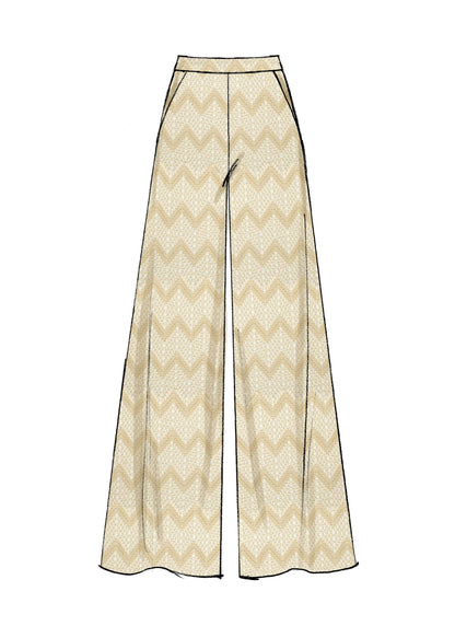 McCall's M7786 sewing pattern envelope for the women's pull-on trousers