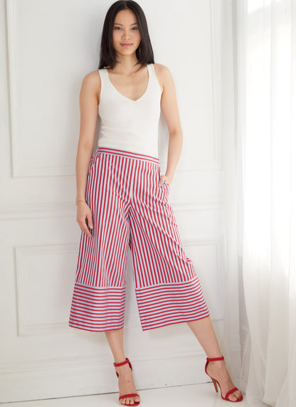 McCall's M7786 sewing pattern envelope for the women's pull-on trousers