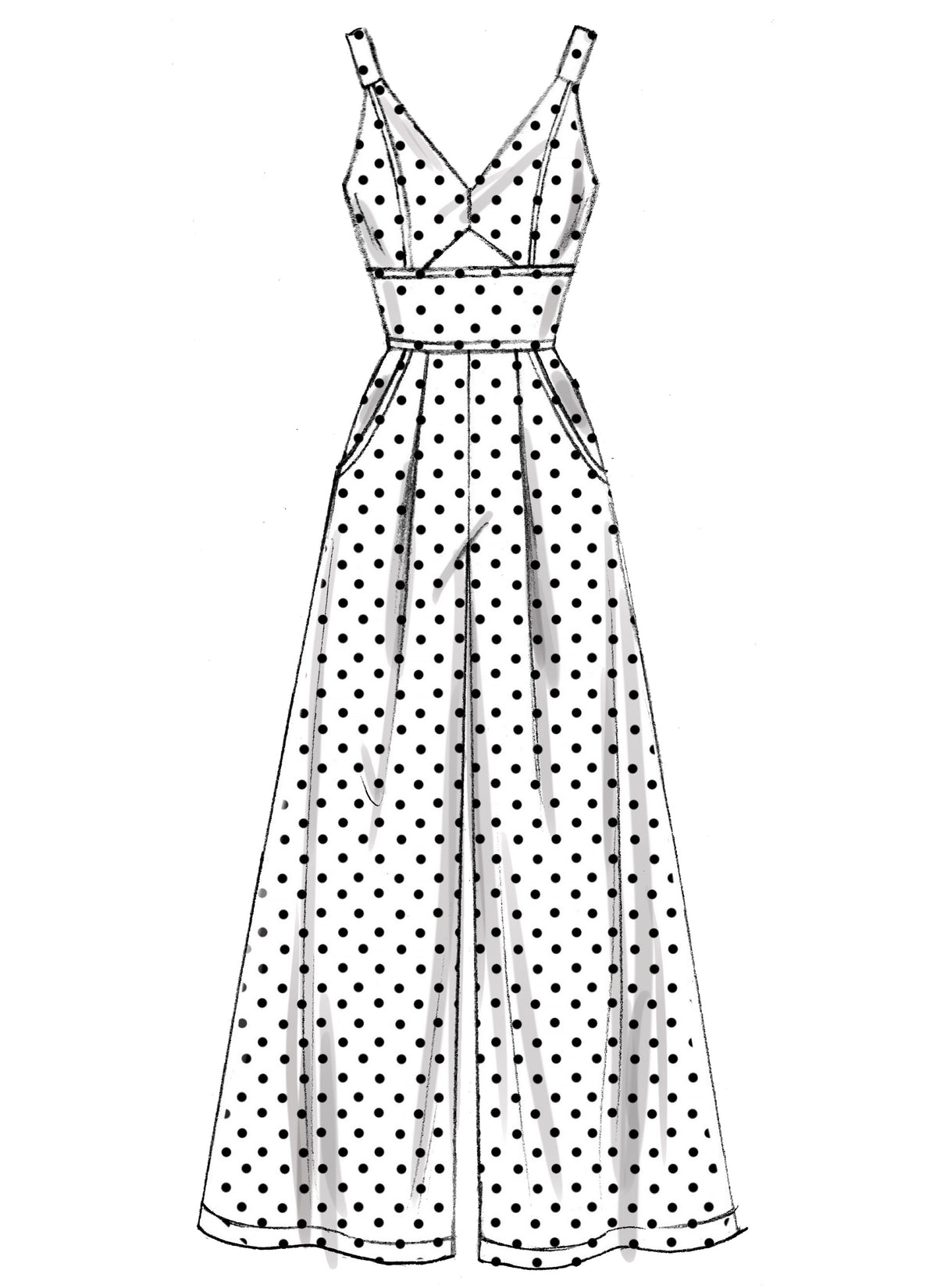 McCall's M7789 sewing pattern envelope for the women's fitted dress and jumpsuit