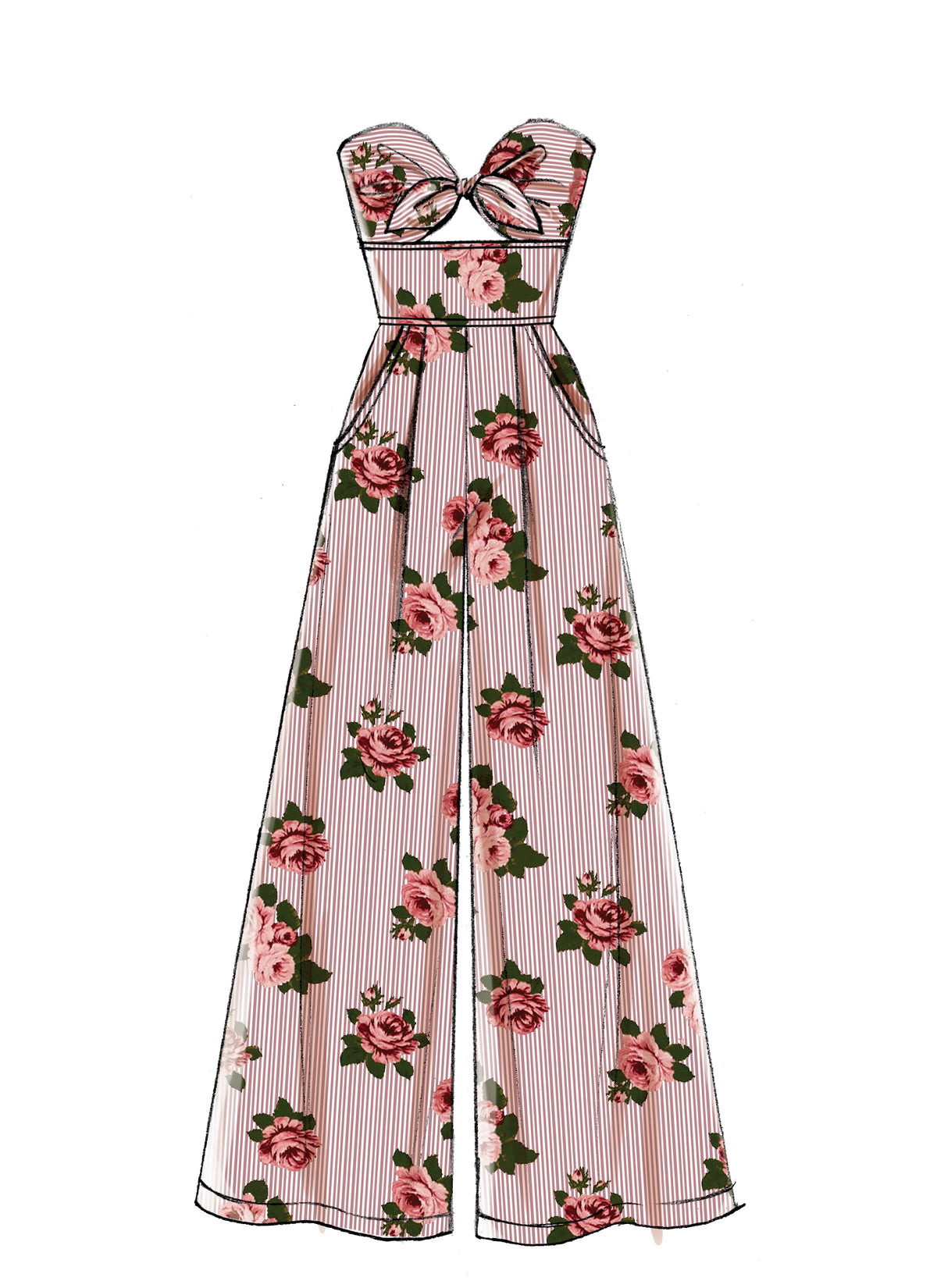 McCall's M7789 sewing pattern envelope for the women's fitted dress and jumpsuit