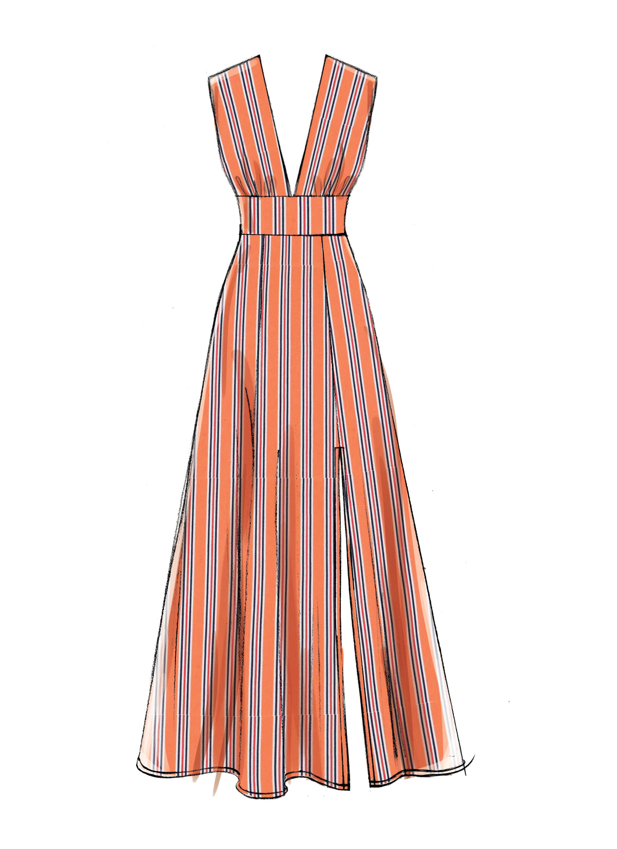 McCall's M7802 sewing pattern envelope for the women's fitted dress