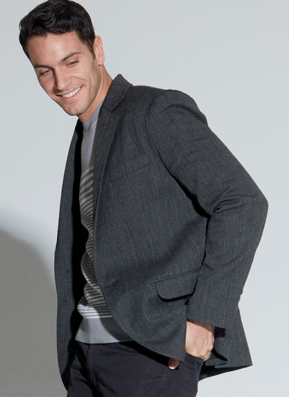 McCall's M7818 sewing pattern envelope for the unisex lined jacket