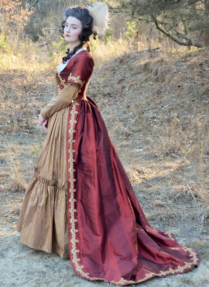 McCall's M7826 sewing pattern envelope for the women's boned costume robe