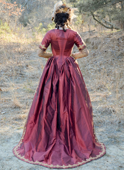 McCall's M7826 sewing pattern envelope for the women's boned costume robe