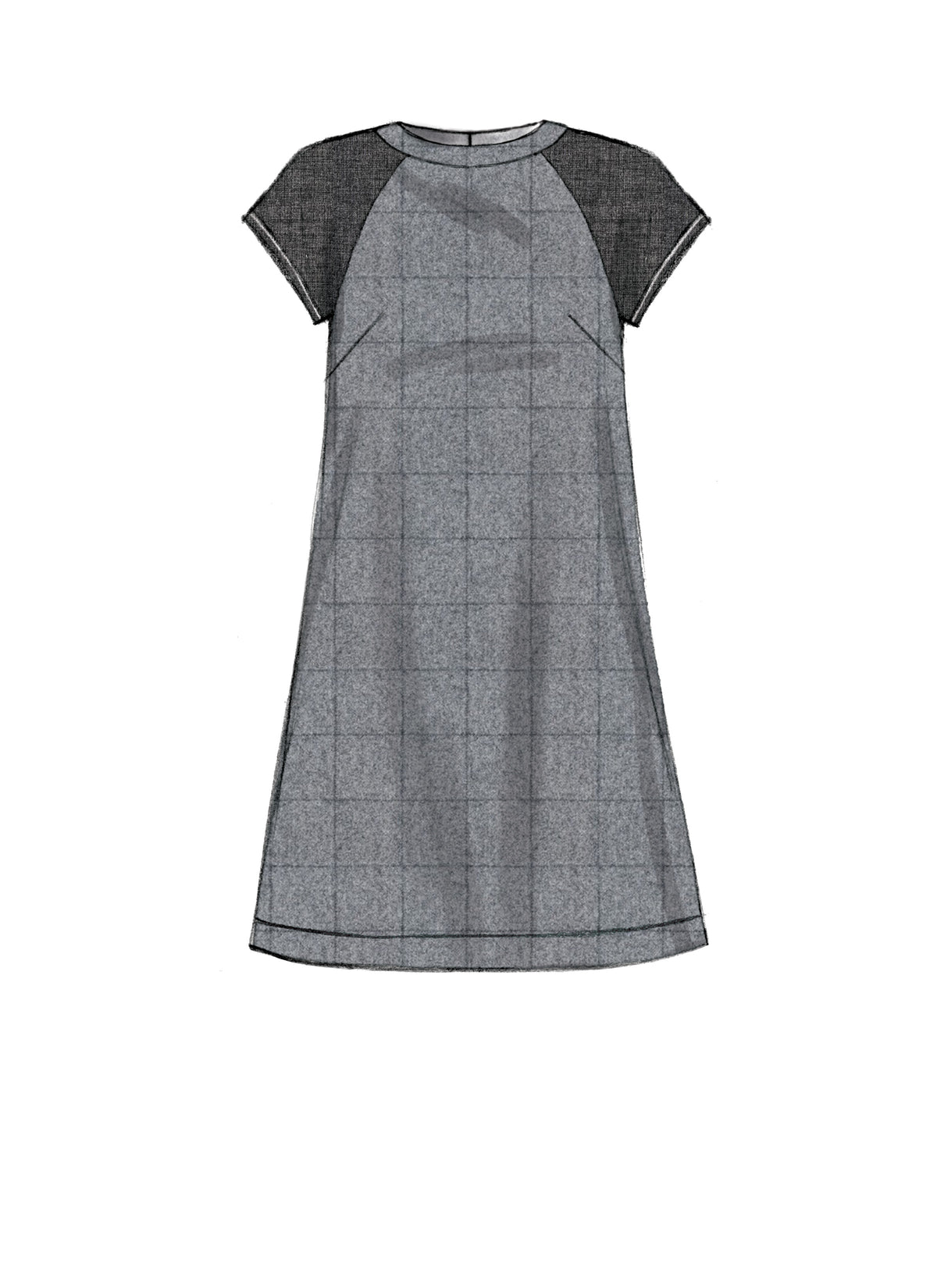 McCall's M7862 sewing pattern envelope showing loose-fitting dress designs