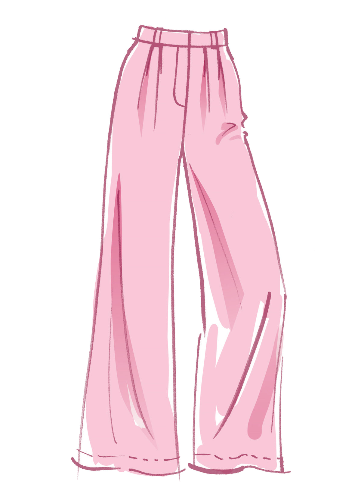 McCall's M7907 sewing pattern envelope showing loose-fitting trousers designs
